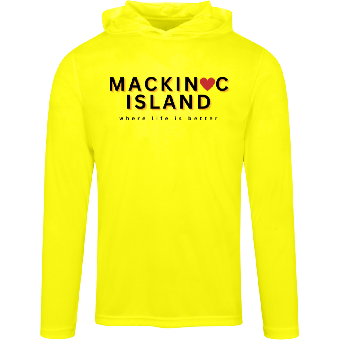 Mackinac Island ~Where Life is Better Men's Super-Lite Performance Hoodie