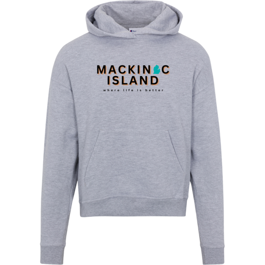 Mackinac Island~Where Life is Better Women's Beachcomber Hoodie