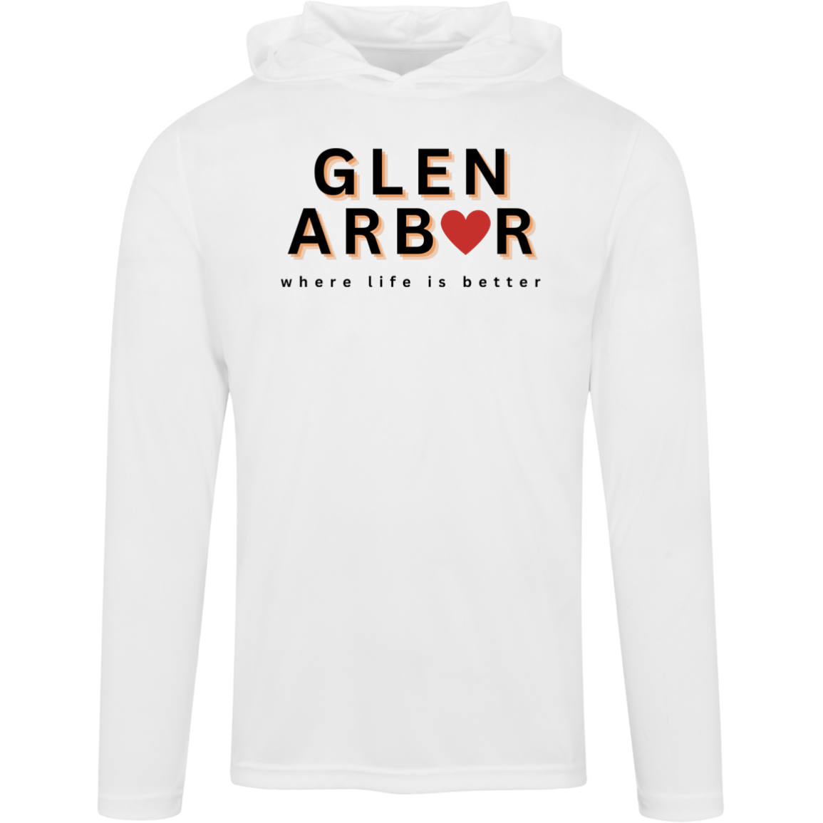 Glen Arbor~Where Life is Better Men's Super-Lite Performance Hoodie