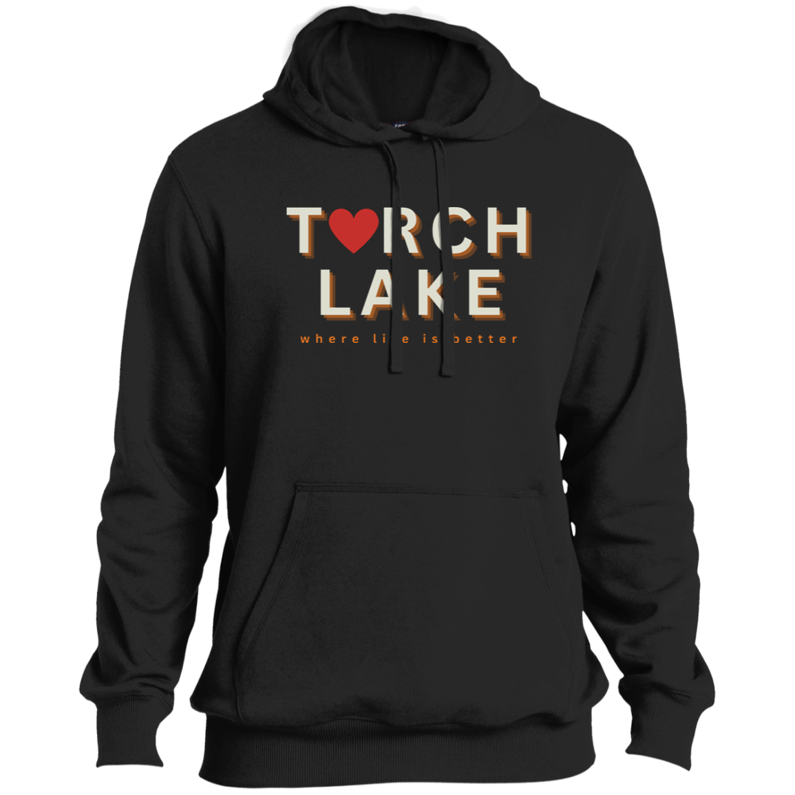 Torch Lke ~Where Life is Better Men's Beachcomber  Hoodie