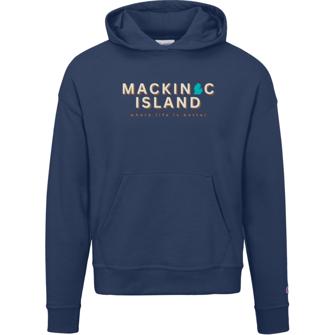 Mackinac Island~Where Life is Better Women's Beachcombe rHoodie