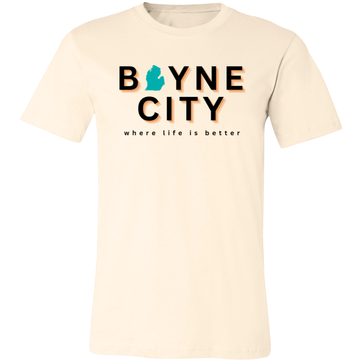 Boyne City ~Where Life is Better Unisex Jersey Tee