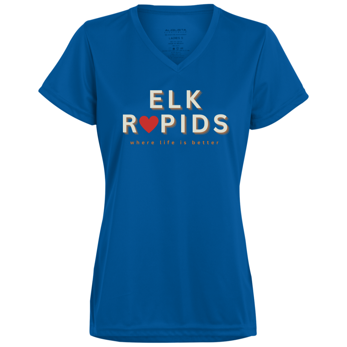 Elk Rapids ~Where Life is Better Ladies’ Performance Tee