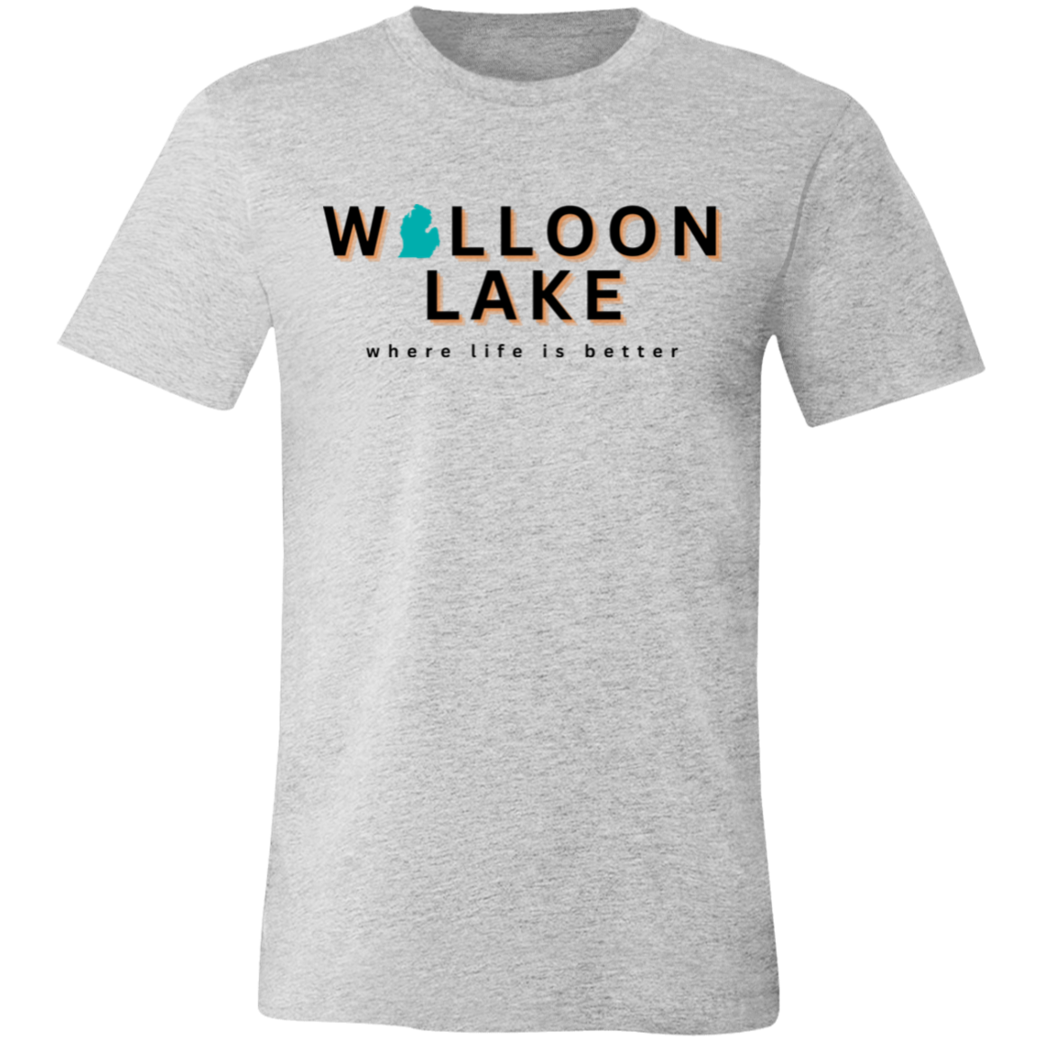 Walloon Lake ~Where Life is Better  Unisex Jersey Tee