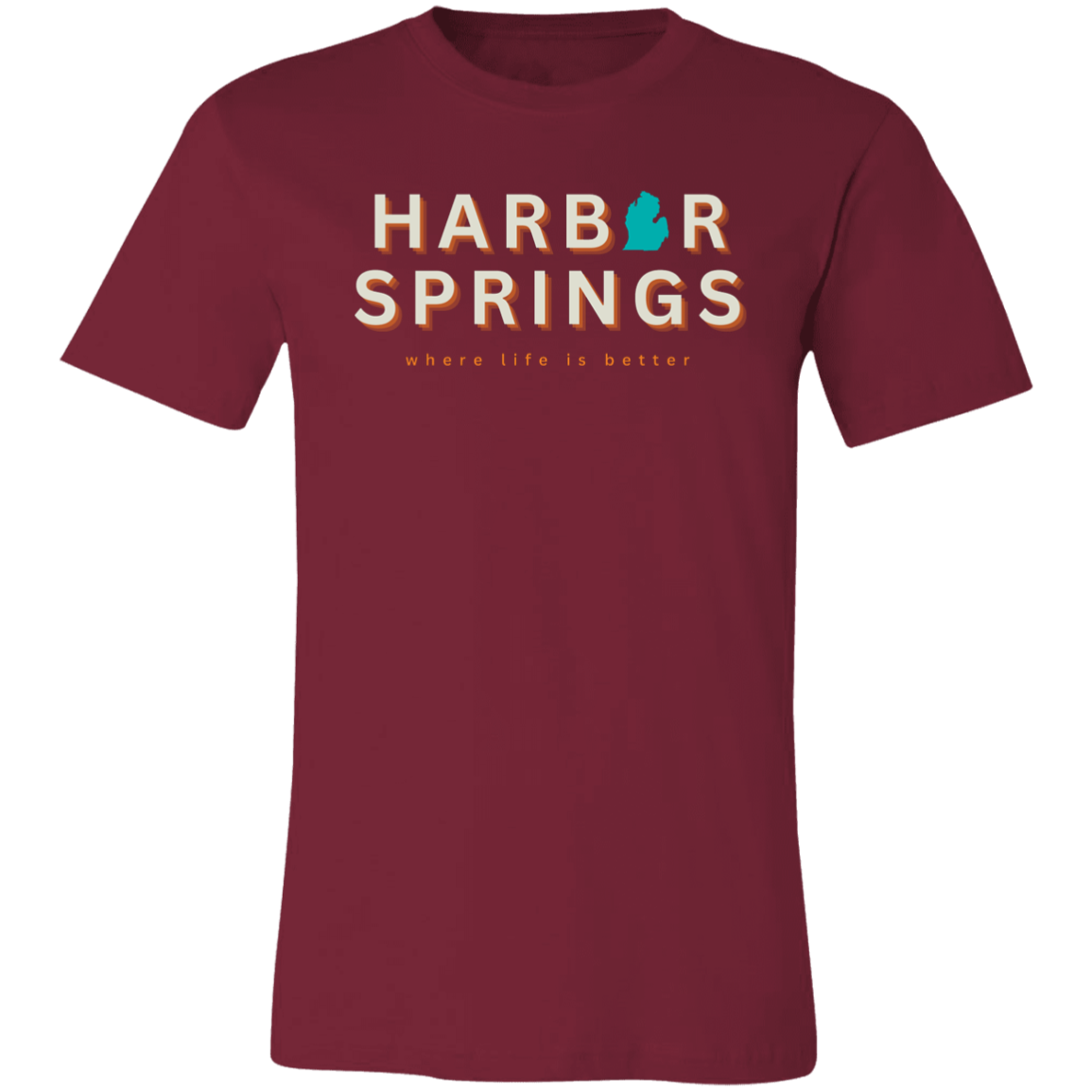 Harbor Spring ~Where Life is Better  Unisex Jersey Tee