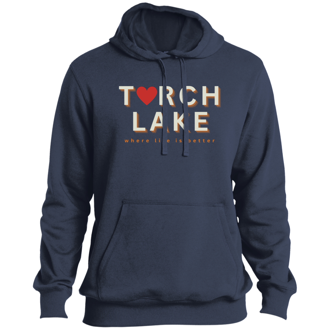 Torch Lke ~Where Life is Better Men's Beachcomber  Hoodie