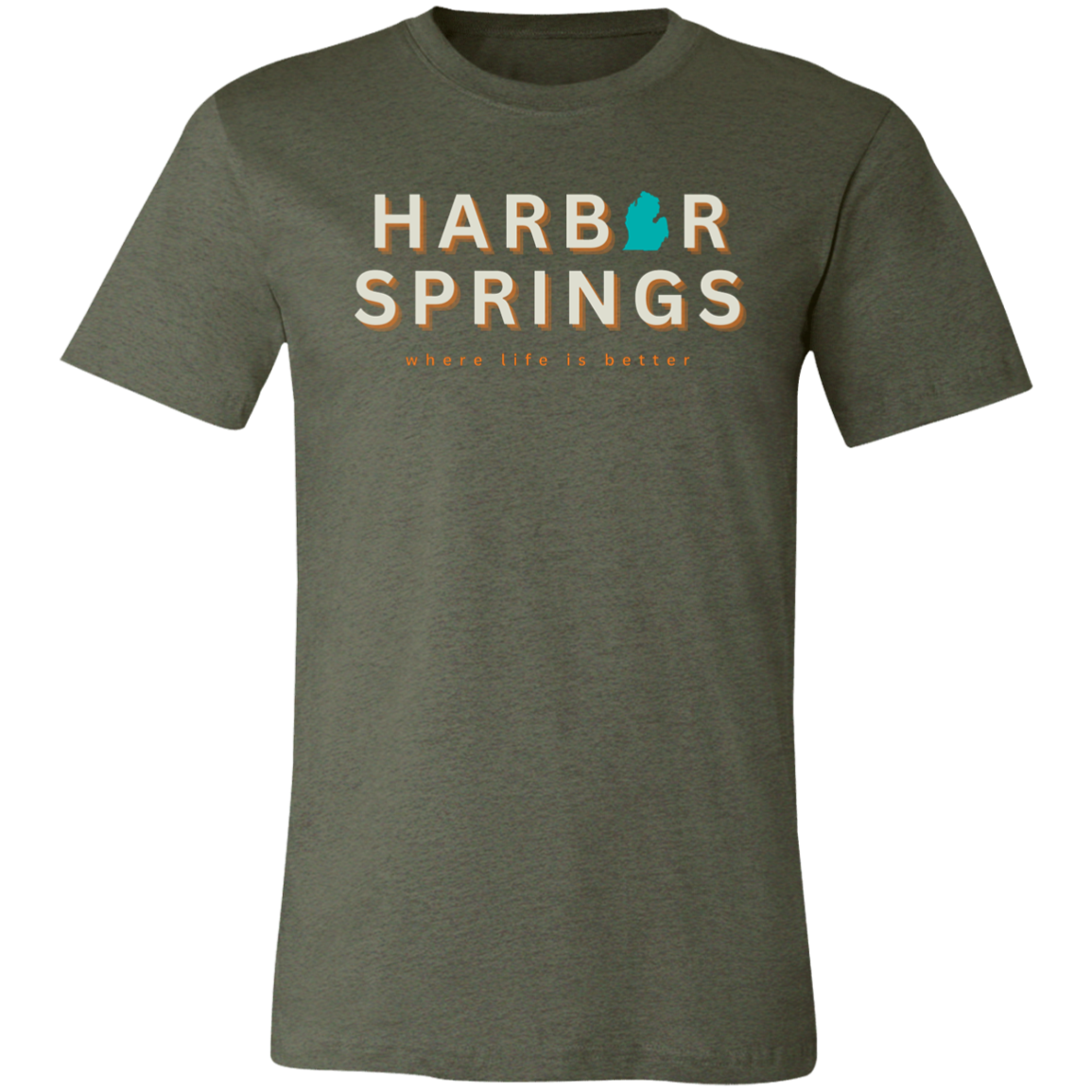 Harbor Spring ~Where Life is Better  Unisex Jersey Tee