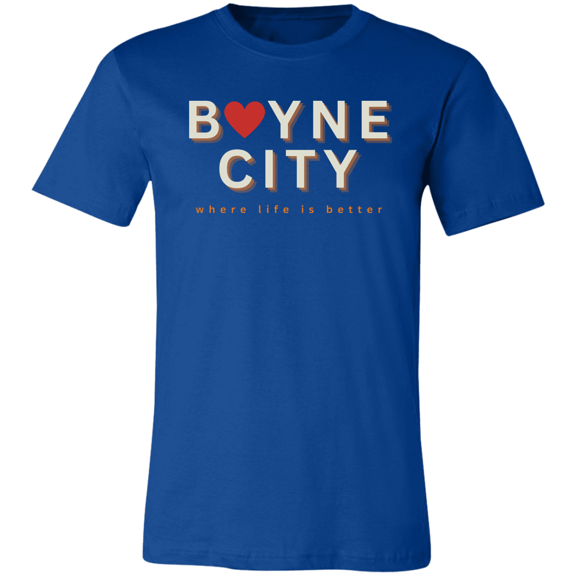 Boyne City ~Where Life is Better Unisex Jersey Tee