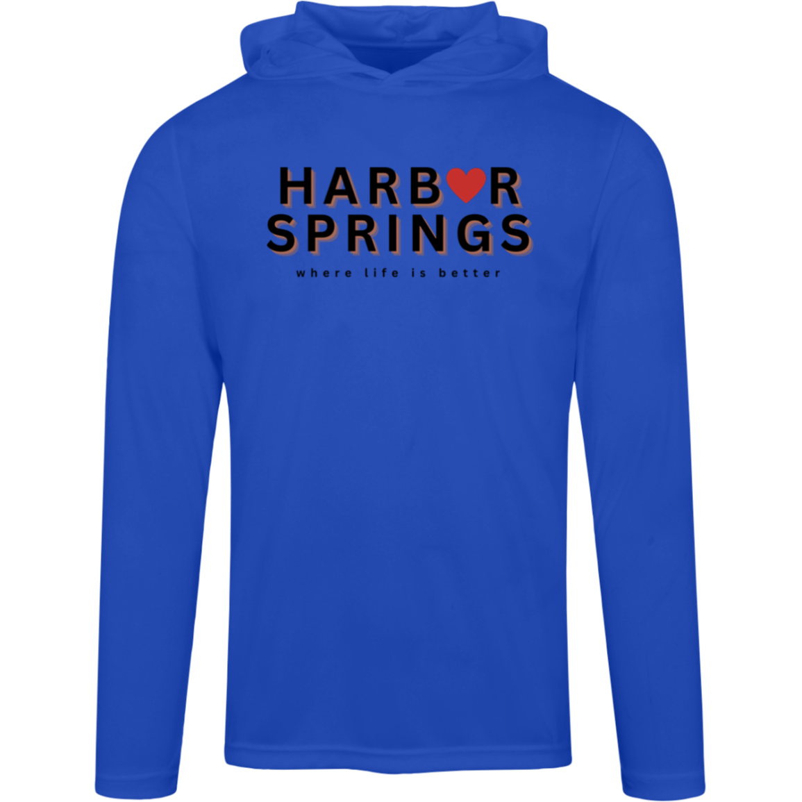 Harbor Springs~Where Life is Better Men's Super-Lite Performance Hoodie