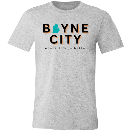 Boyne City ~Where Life is Better Unisex Jersey Tee