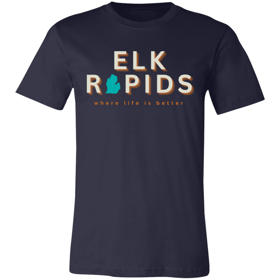 Elk Rapids ~Where Life is Better Unisex Jersey Tee