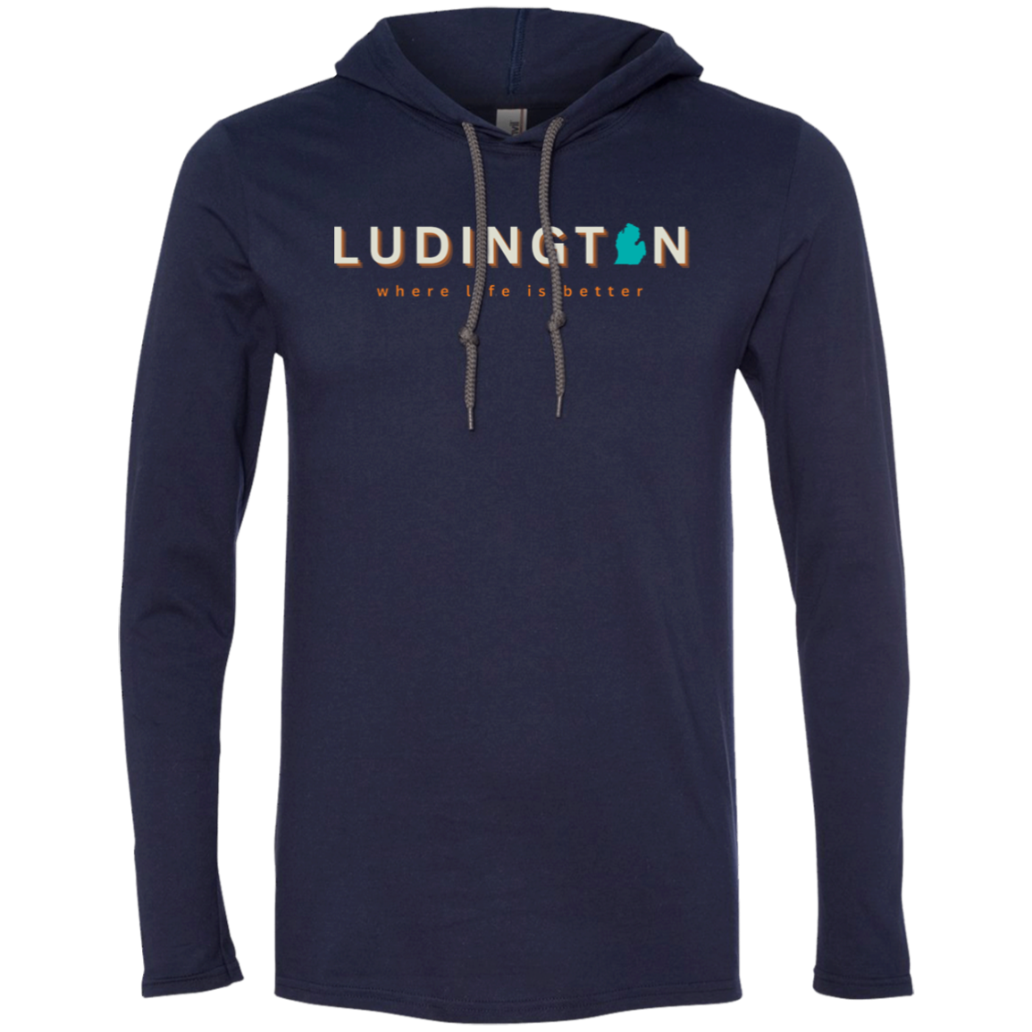 Ludington~Where Life is Better Super-Lite Unisex Hoodie