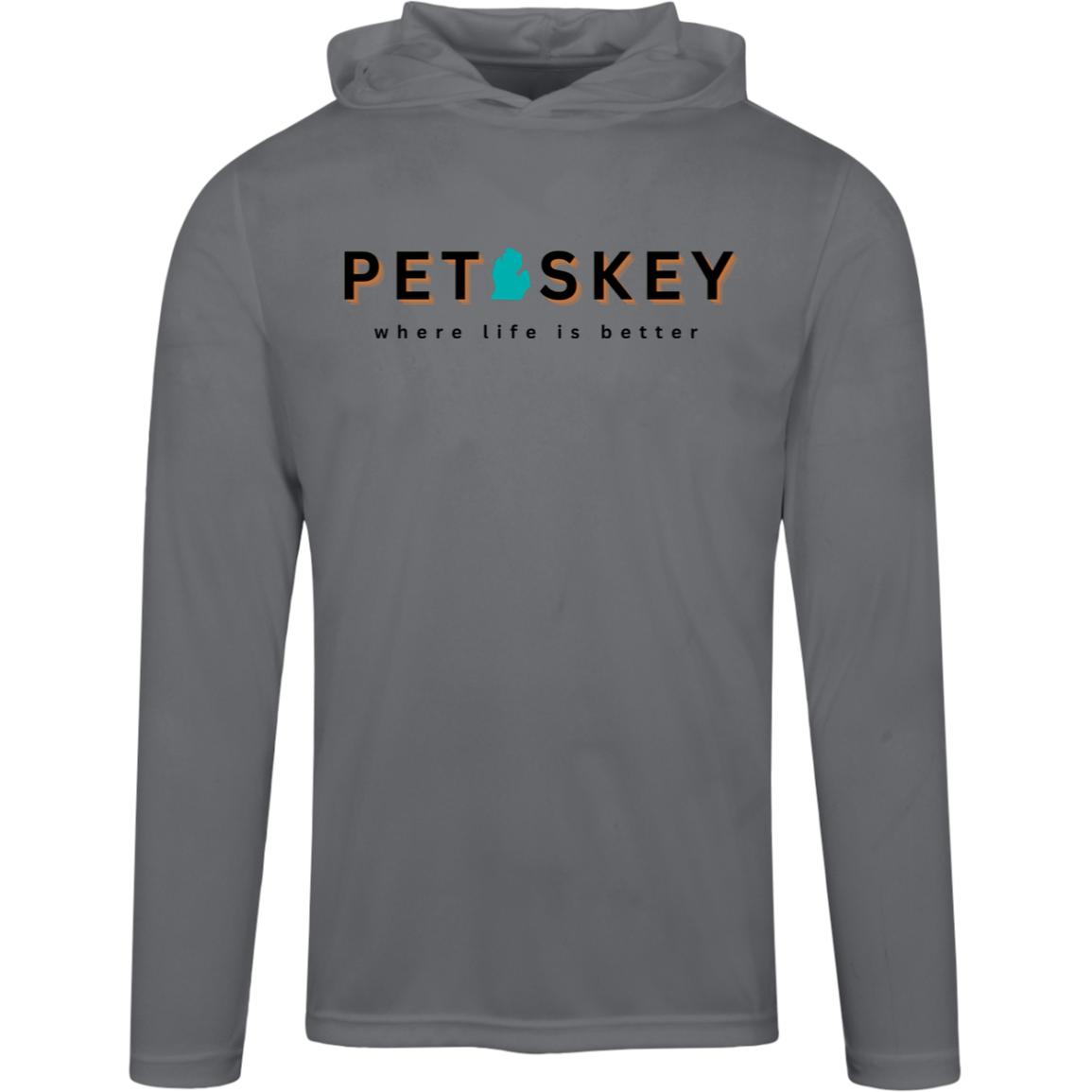 Petoskey~Where Life is Better Men's Super-Lite Performance Hoodie