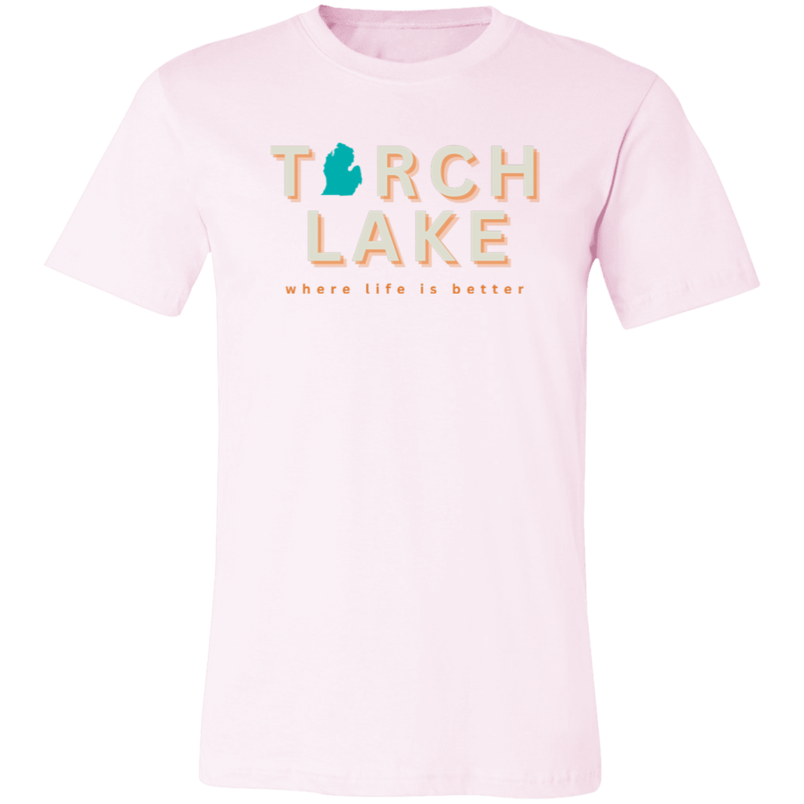 Torch Lake ~Where Life is Better  Unisex Jersey Tee