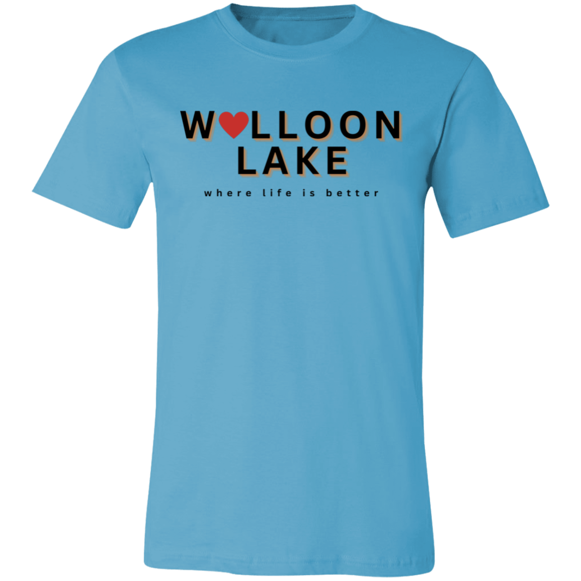 Walloon Lake ~Where Life is Better  Unisex Jersey Tee