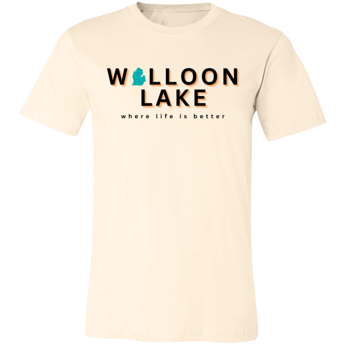 Walloon Lake ~Where Life is Better  Unisex Jersey Tee