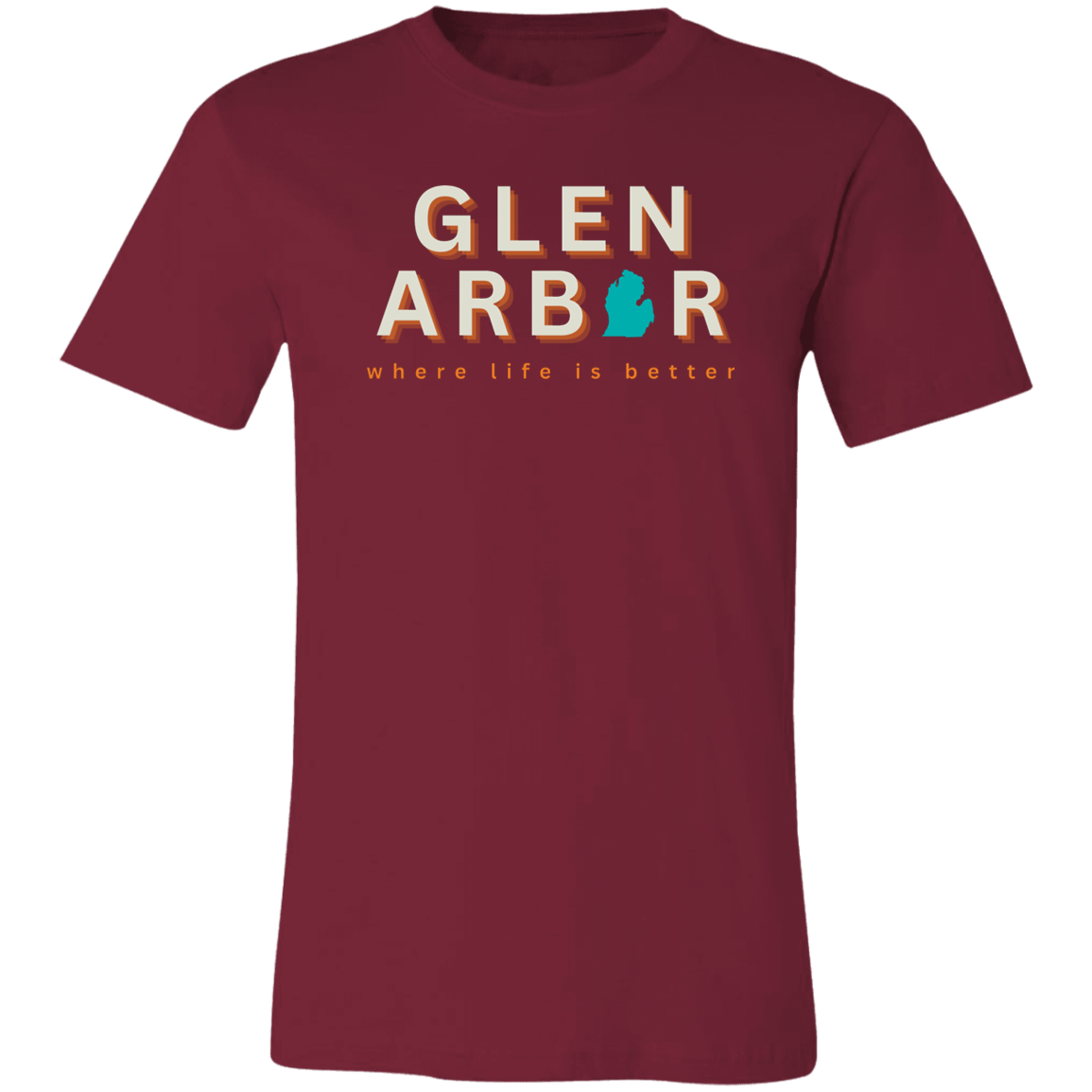 Glen Arbor ~Where Life is Better Unisex  Unisex Jersey Tee