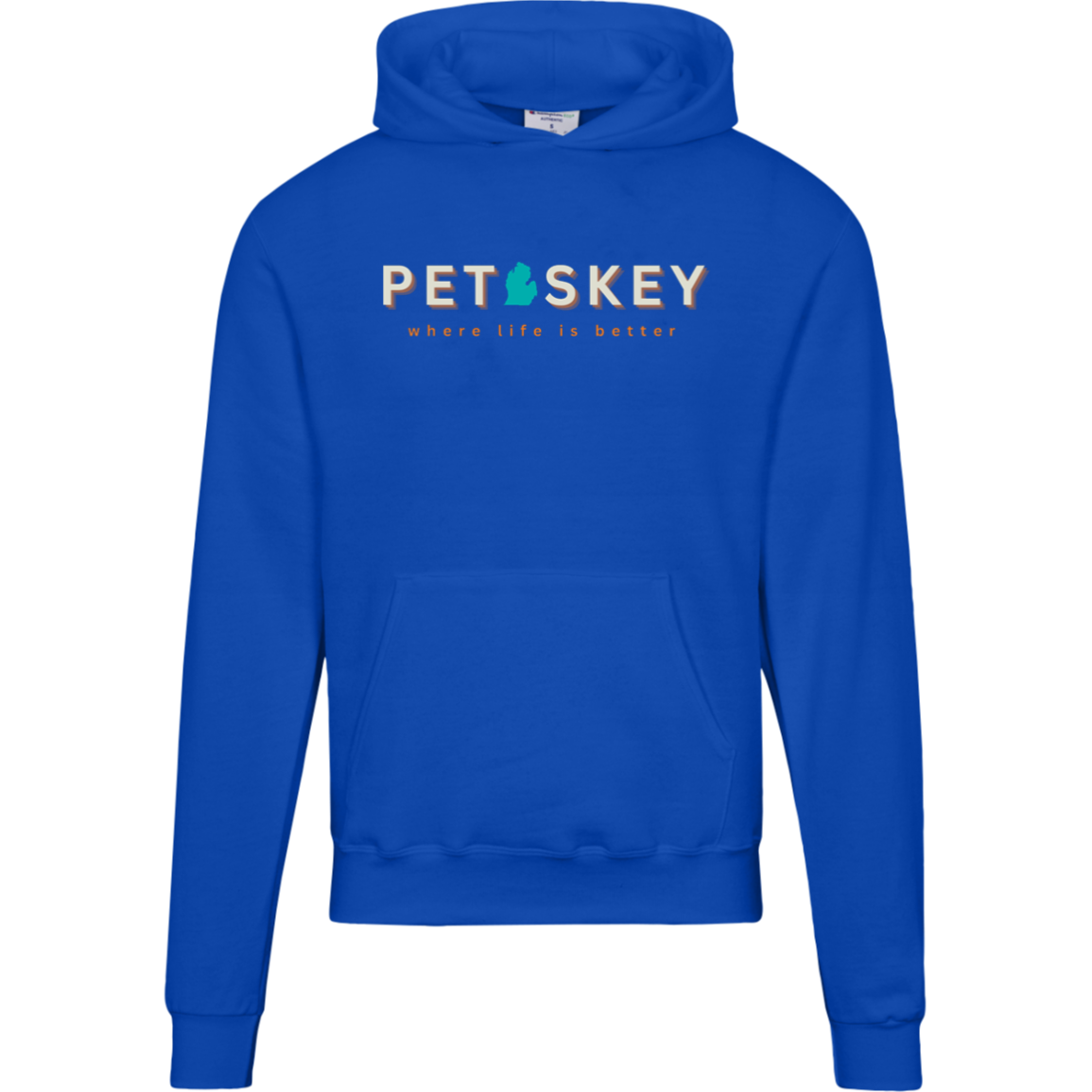 Petoskey~Where Life is Better Men's Beachcomber Hoodie