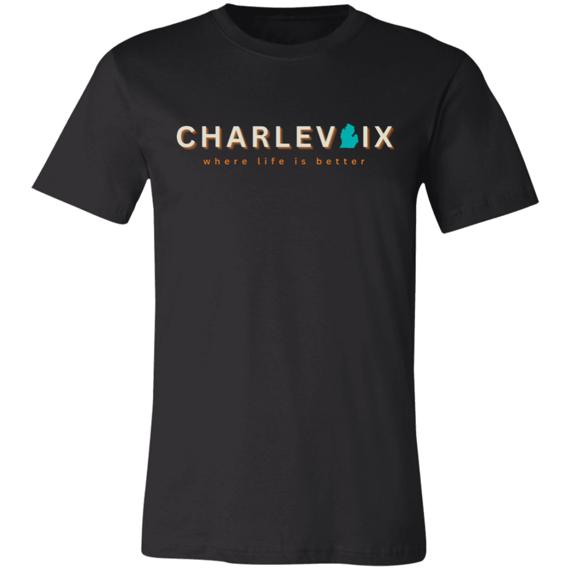 Charlevoix ~Where Life is Better Unisex Jersey Tee