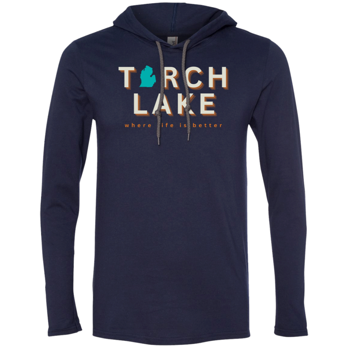 Torch Lake~Where Life is Better Super-Lite Unisex Hoodie