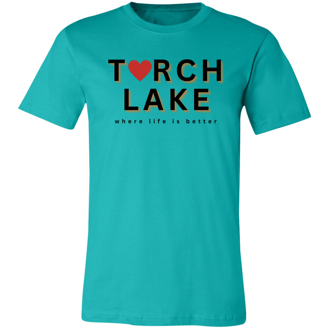 Torch Lake ~Where Life is Better  Unisex Jersey Tee