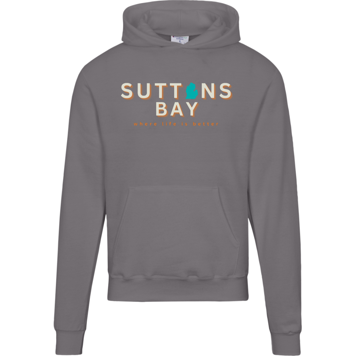 Suttons Bay~Where Life is Better Men's Beachcomber Hoodie