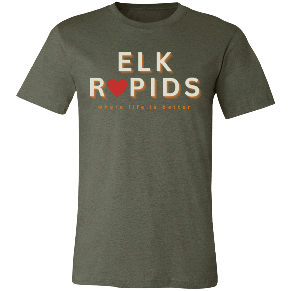 Elk Rapids ~Where Life is Better Unisex Jersey Tee