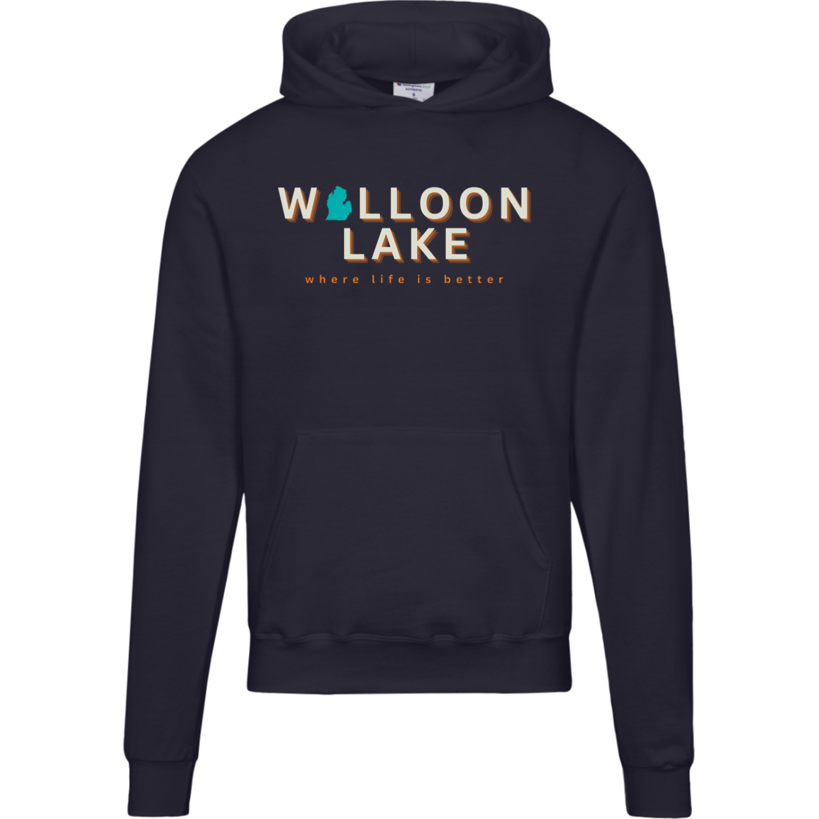 Walloon Lake~Where Life is Better Men's Beachcomber Hoodie