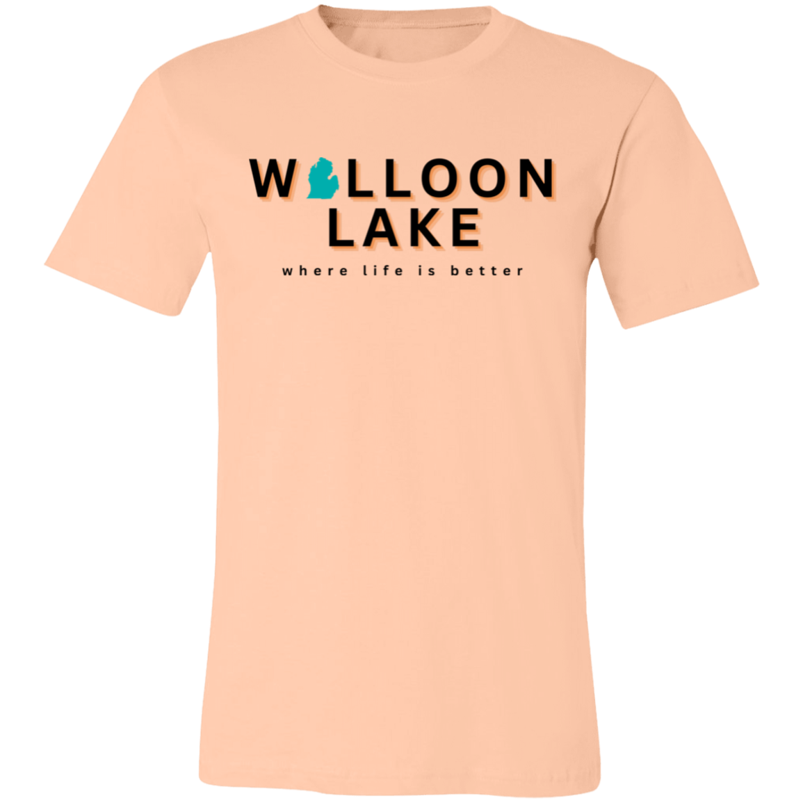 Walloon Lake ~Where Life is Better  Unisex Jersey Tee