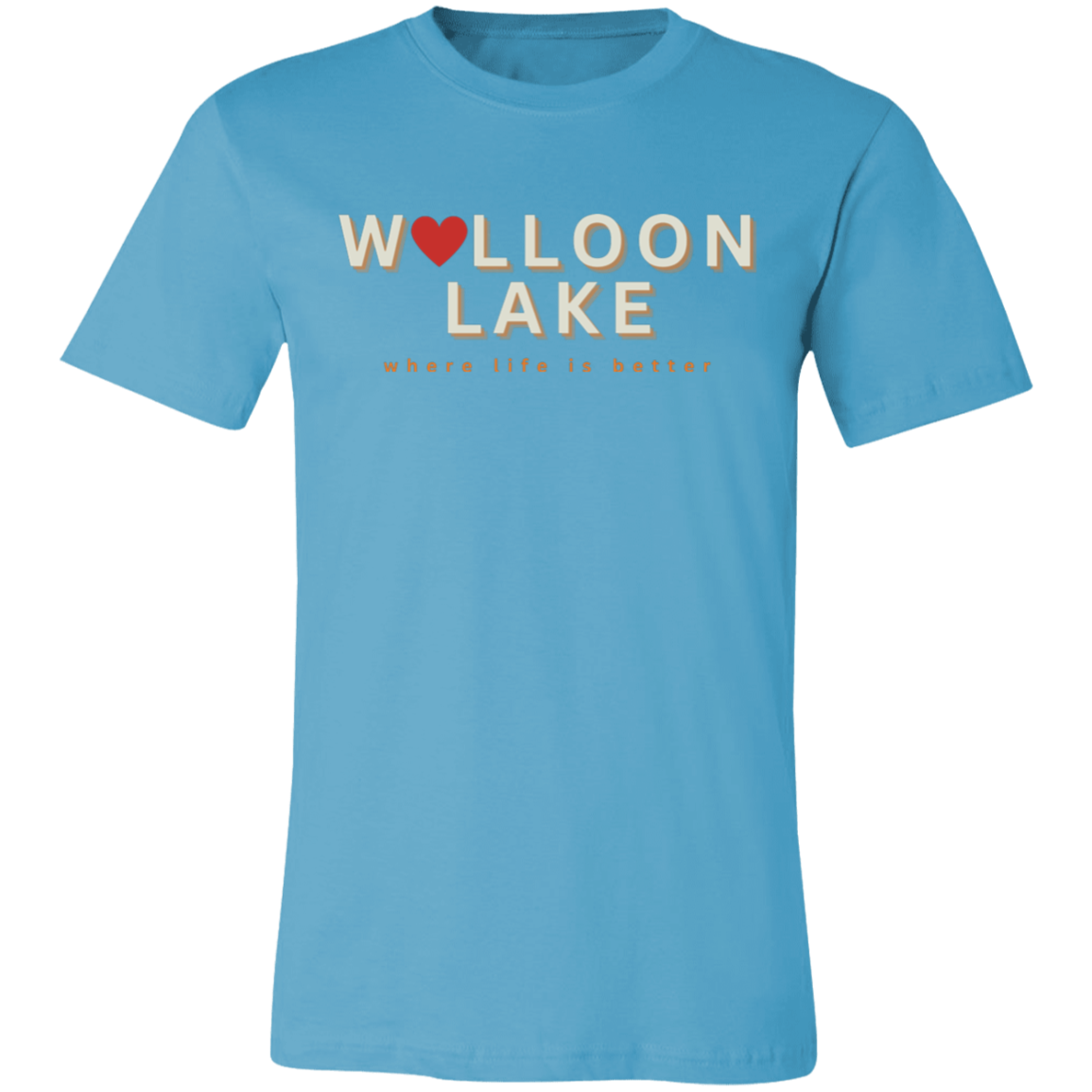 Walloon Lake ~Where Life is Better  Unisex Jersey Tee