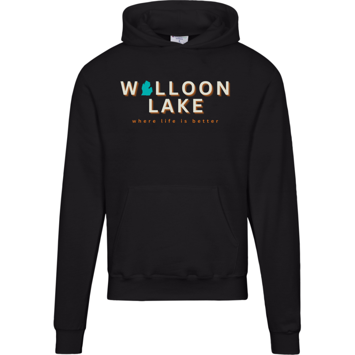 Walloon Lake~Where Life is Better Men's Beachcomber Hoodie