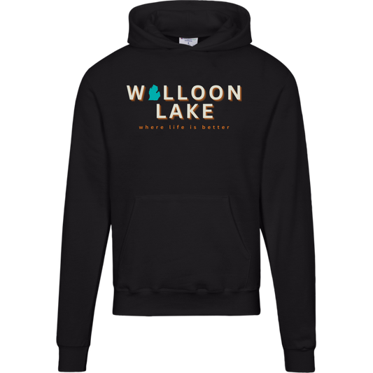 Walloon Lake~Where Life is Better Men's Beachcomber Hoodie