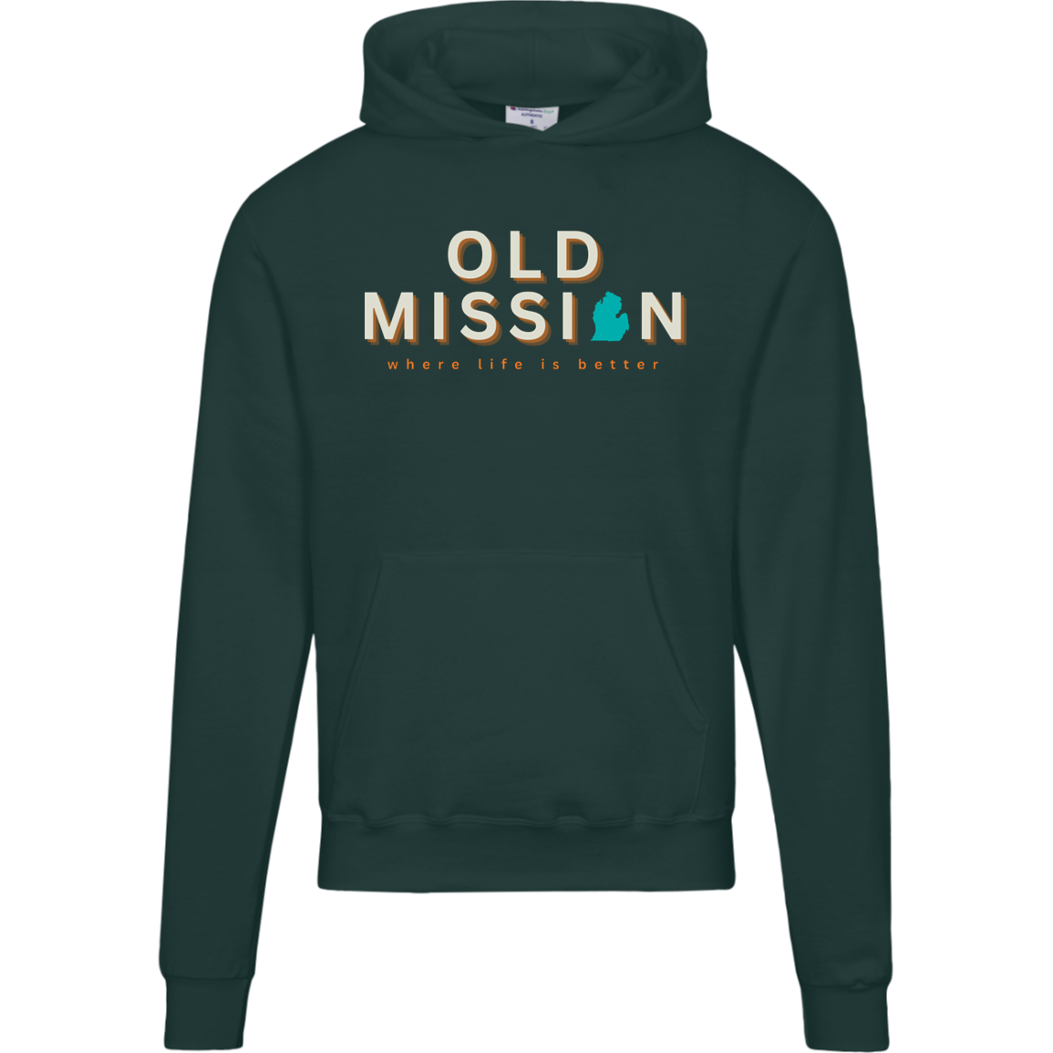 Old Mission~Where Life is Better Men's Beachcomber Hoodie