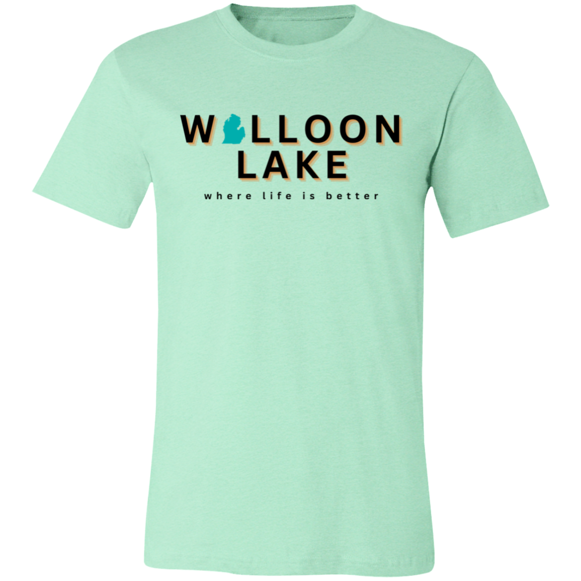 Walloon Lake ~Where Life is Better  Unisex Jersey Tee