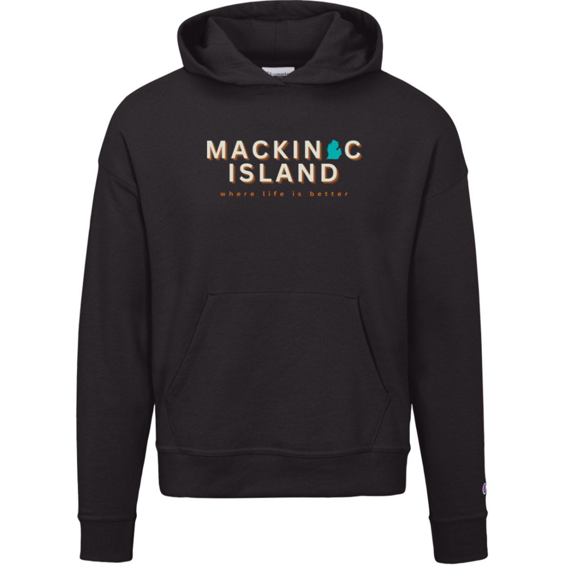 Mackinac Island~Where Life is Better Women's Beachcombe rHoodie