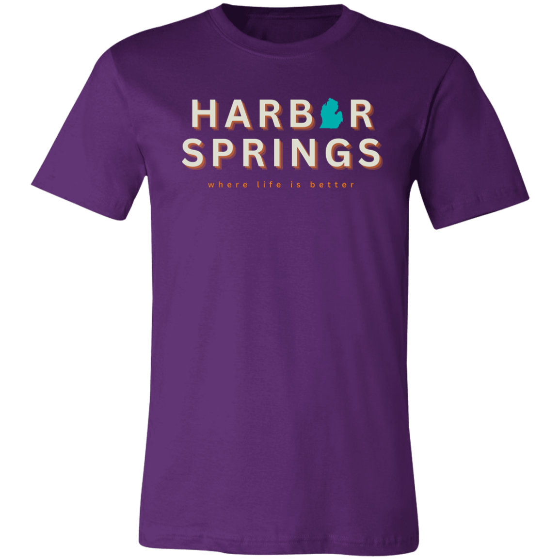 Harbor Spring ~Where Life is Better  Unisex Jersey Tee