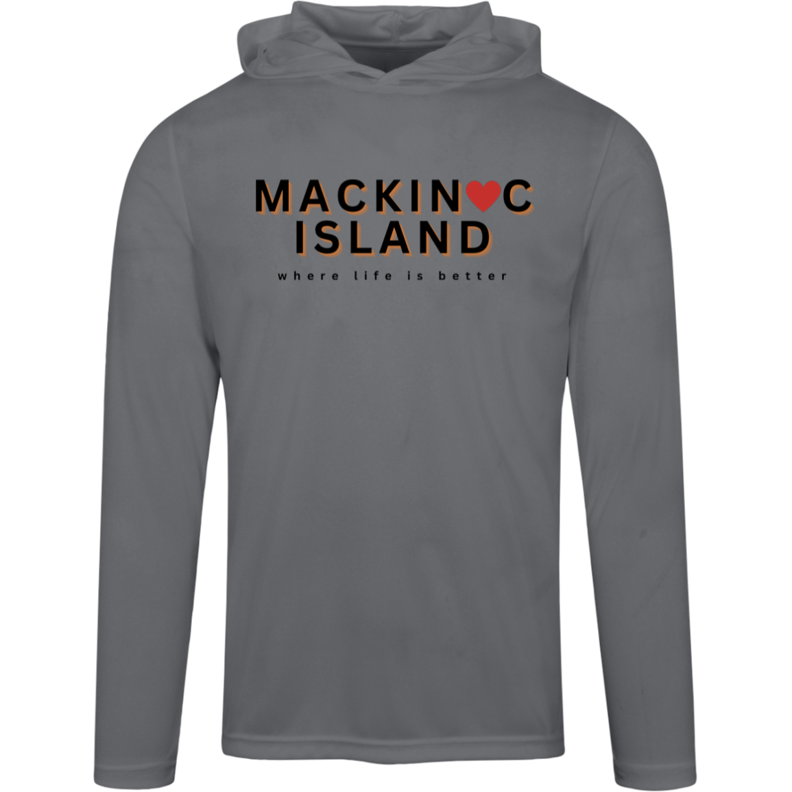 Mackinac Island ~Where Life is Better Men's Super-Lite Performance Hoodie