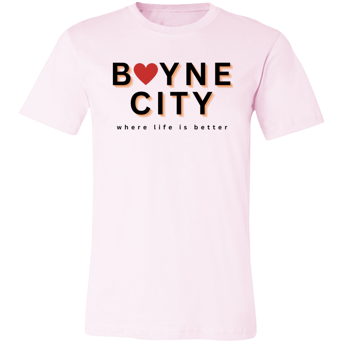 Boyne City ~Where Life is Better Unisex Jersey Tee