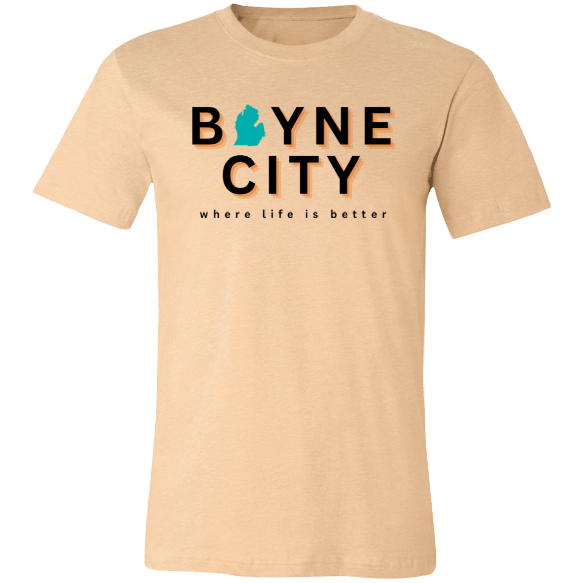 Boyne City ~Where Life is Better Unisex Jersey Tee