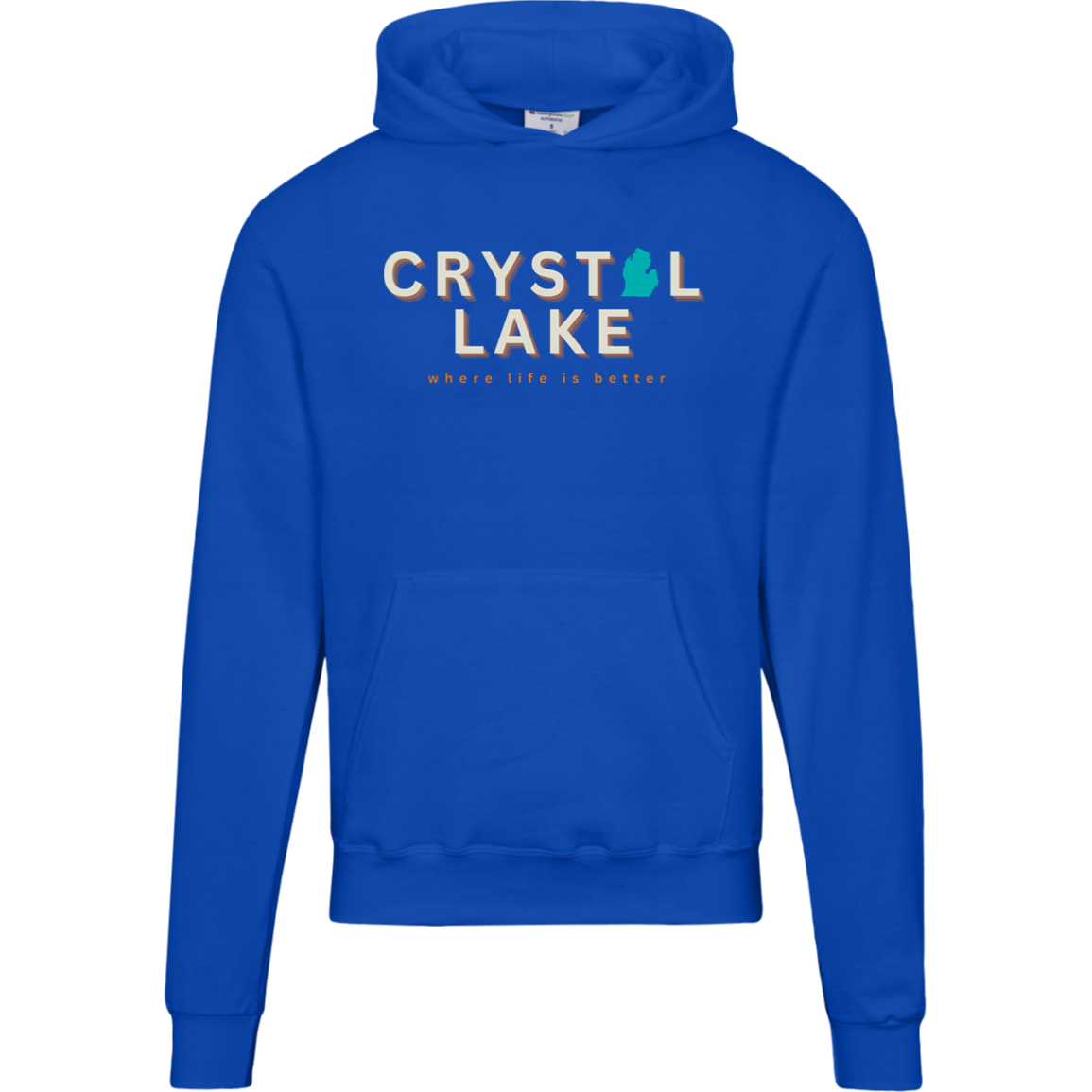 Crystal Lake~Where Life is Better Men's Beachcomber Hoodie