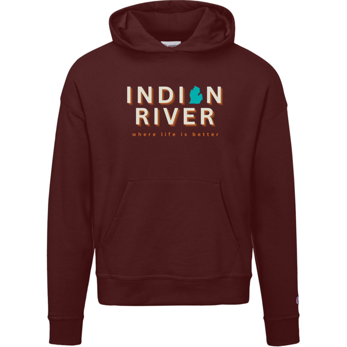 Indian River~Where Life is Better Women's Beachcomber Hoodie