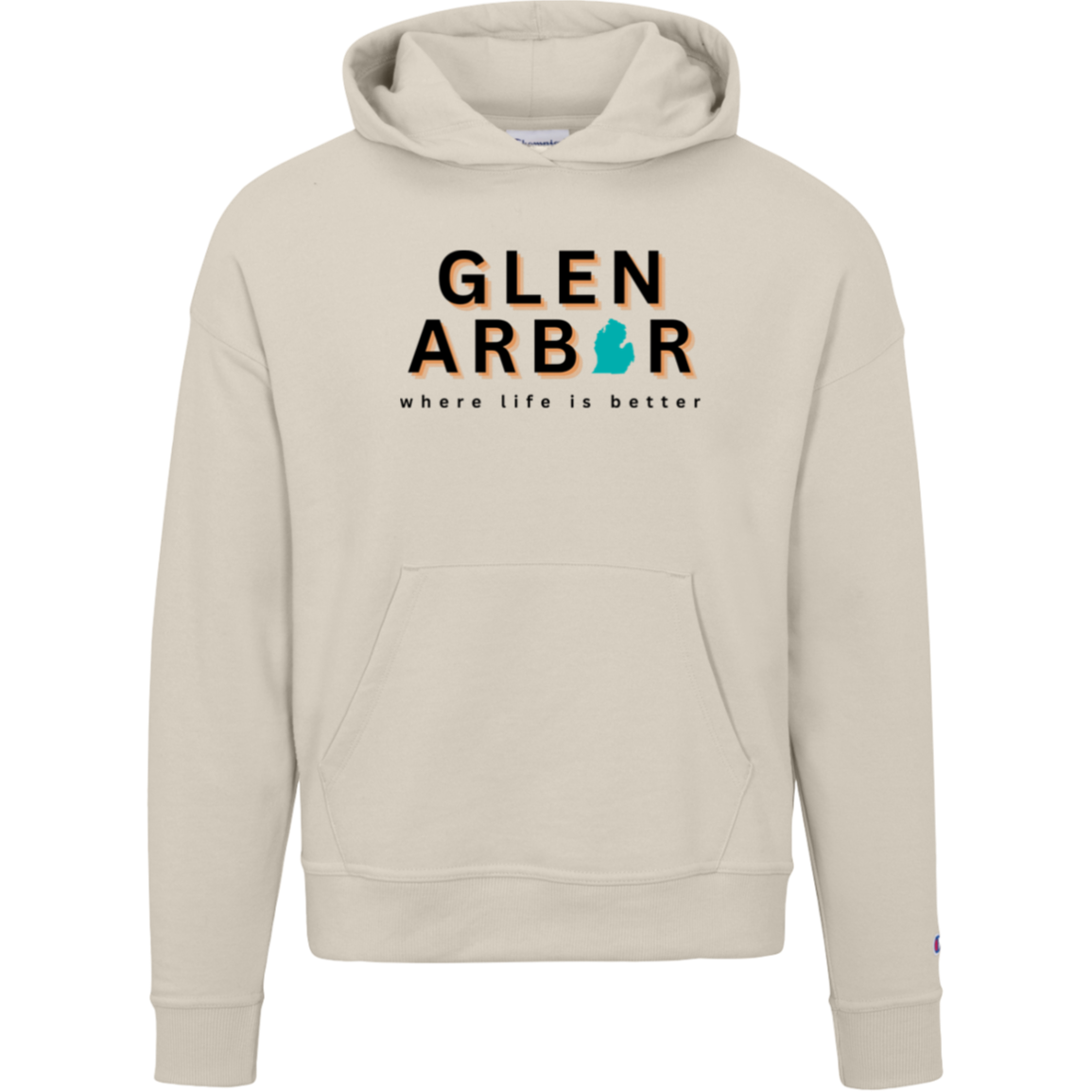 Glen Arbor~Where Life is Better Women's Beachcomber Hoodie