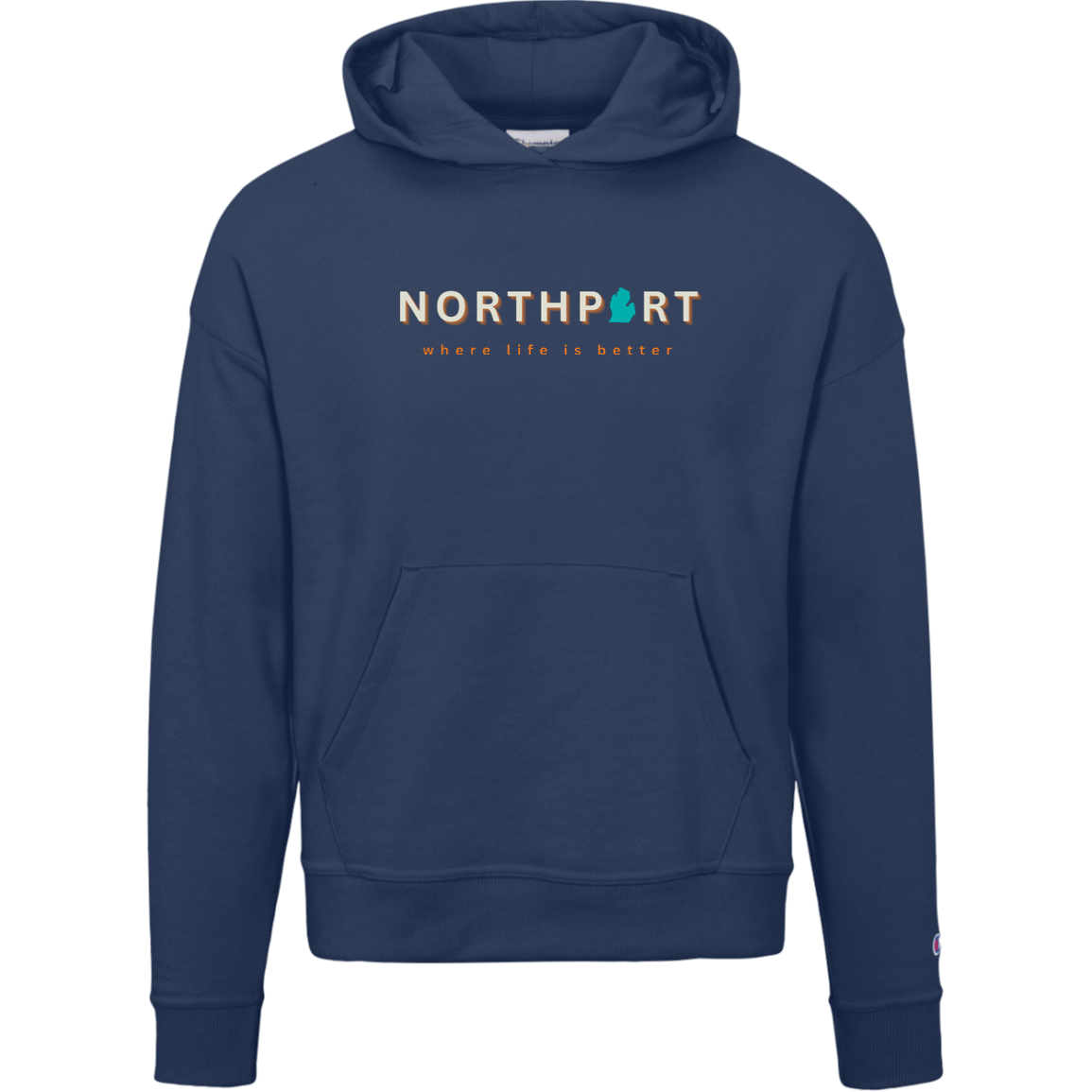 Northport~Where Life is Better Women's Beachcomber Hoodie