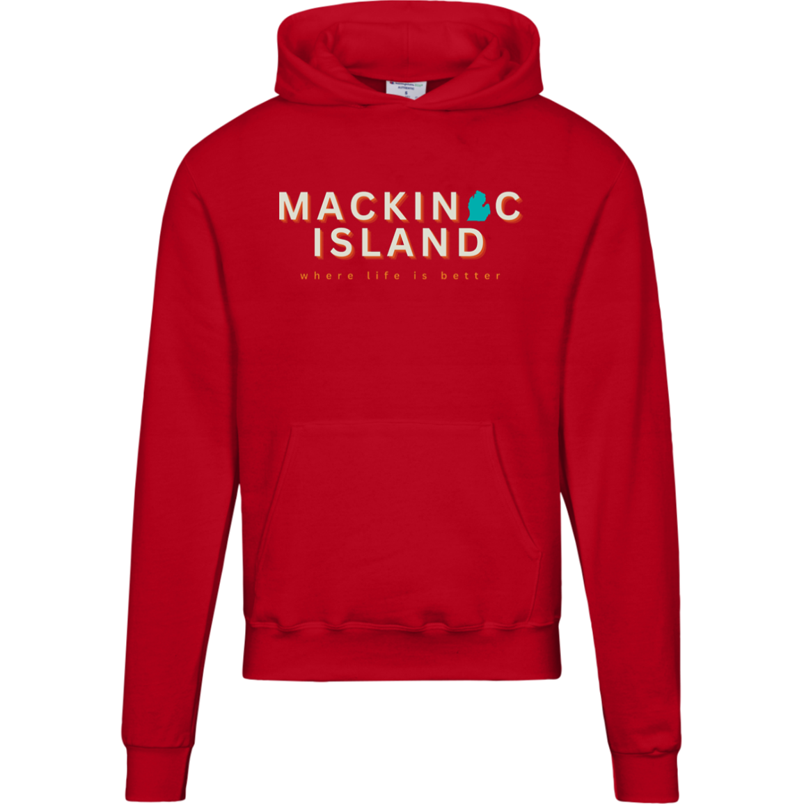 Mackinac Island~Where Life is Better Men's Beachcomber Hoodie