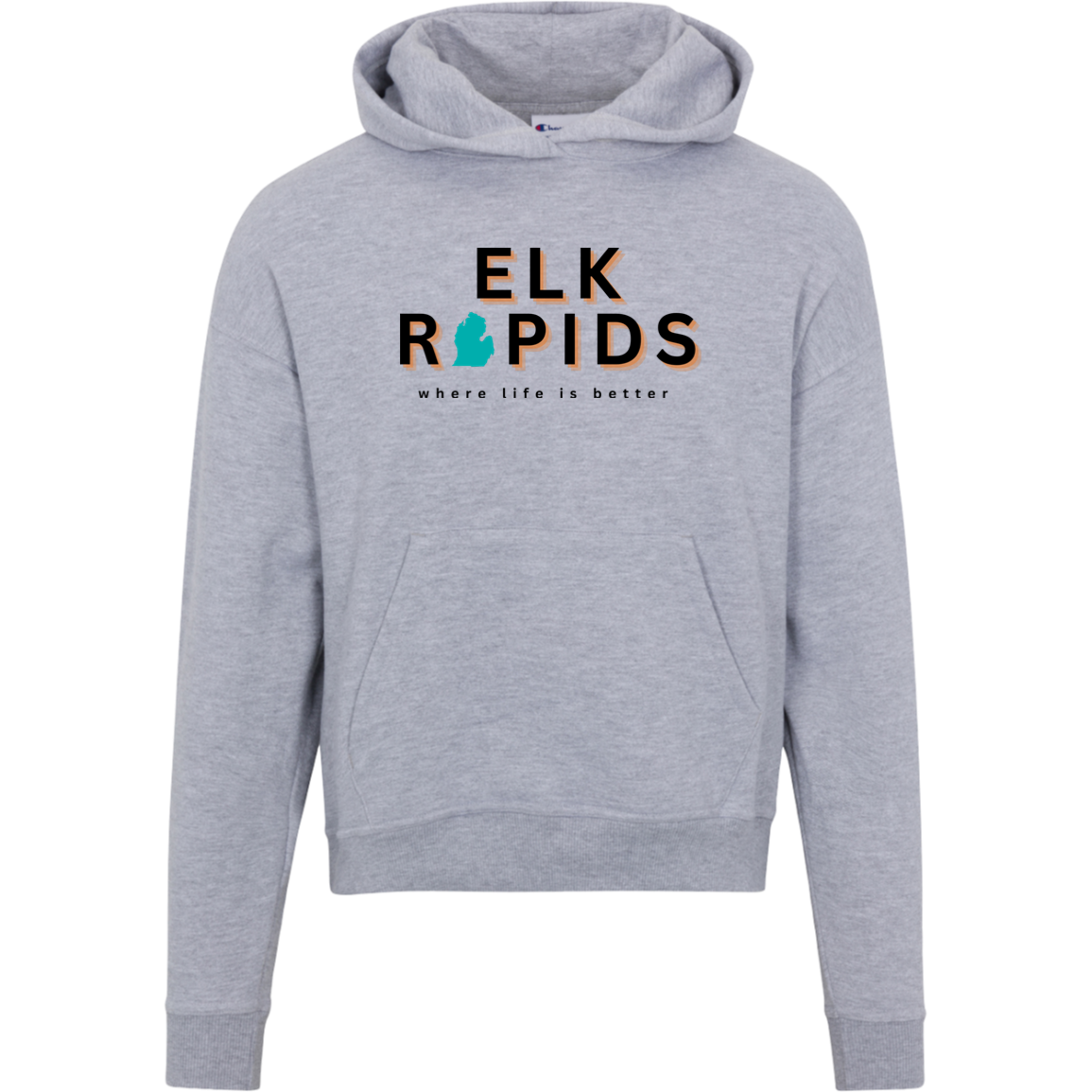 Elk Rapids~Where Life is Better Women's Beachcomber Hoodie