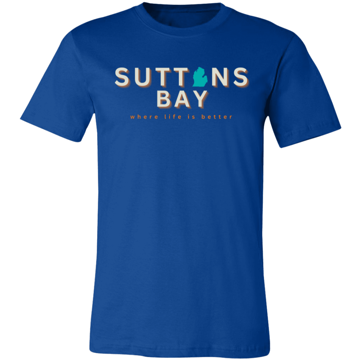 Suttons Bay ~Where Life is Better  Unisex Jersey Tee