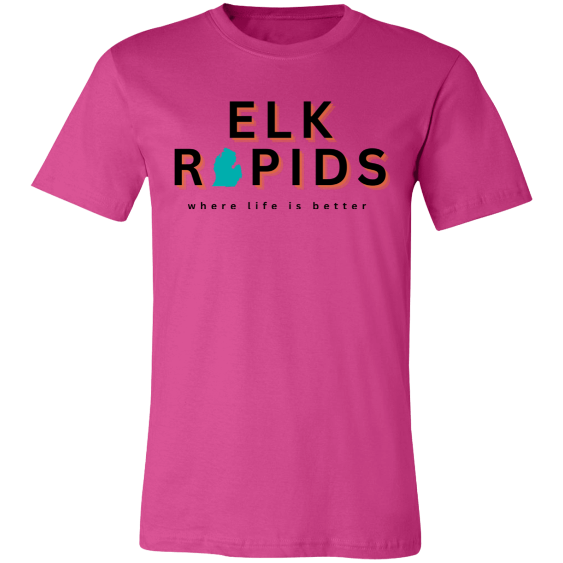 Elk Rapids ~Where Life is Better Unisex Jersey Tee