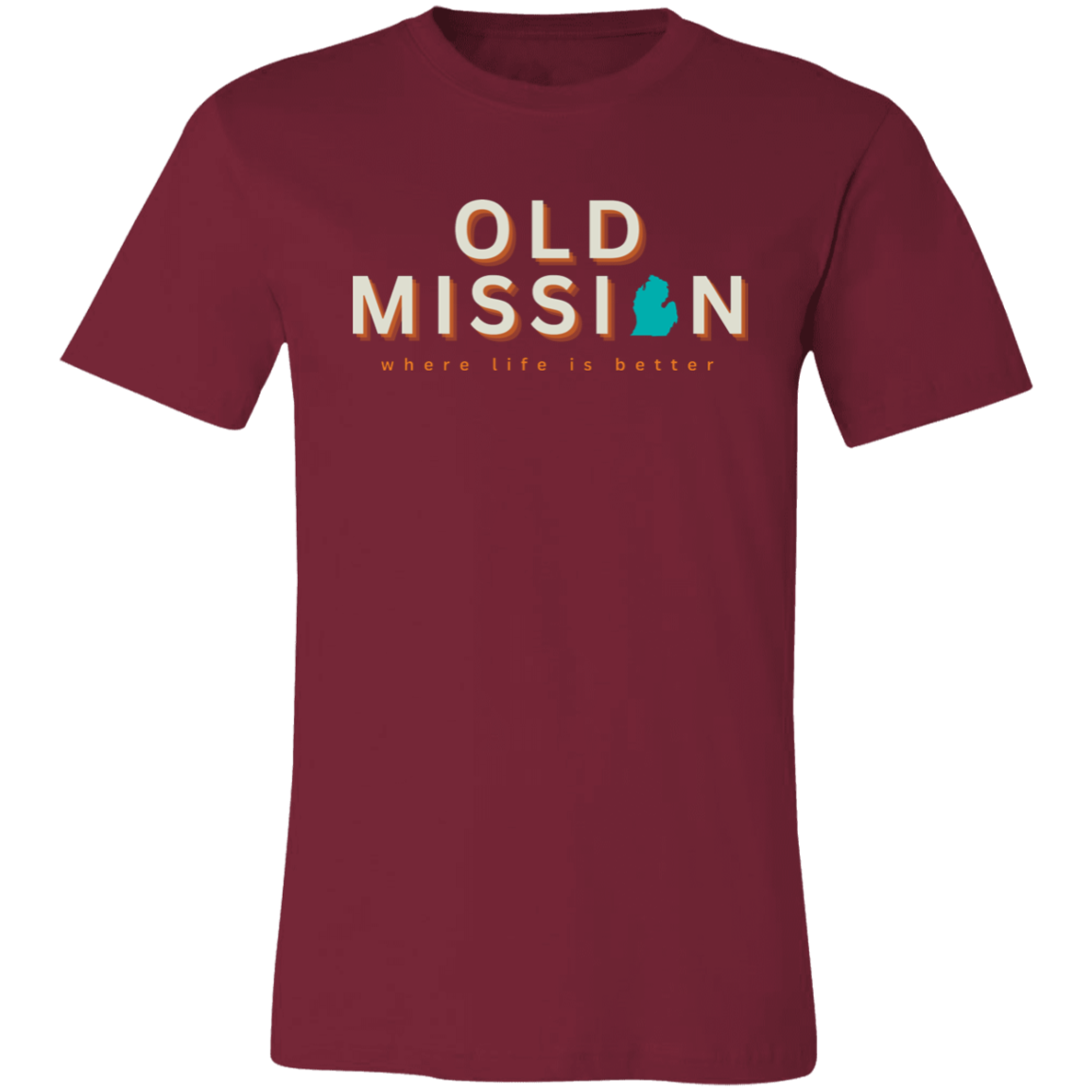 Old Mission ~Where Life is Better  Unisex Jersey Tee