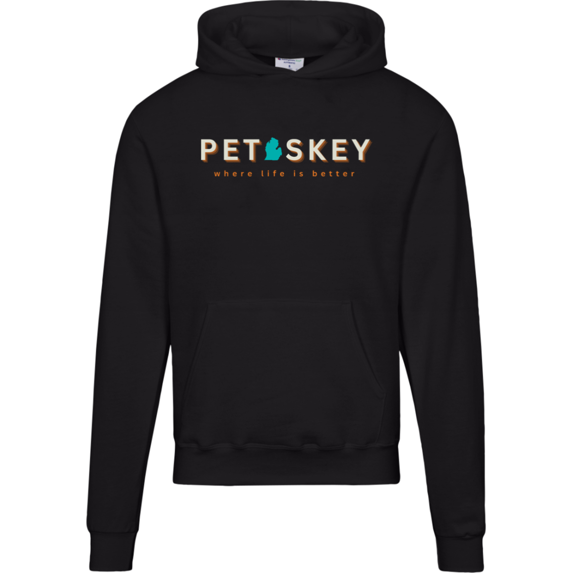 Petoskey~Where Life is Better Men's Beachcomber Hoodie