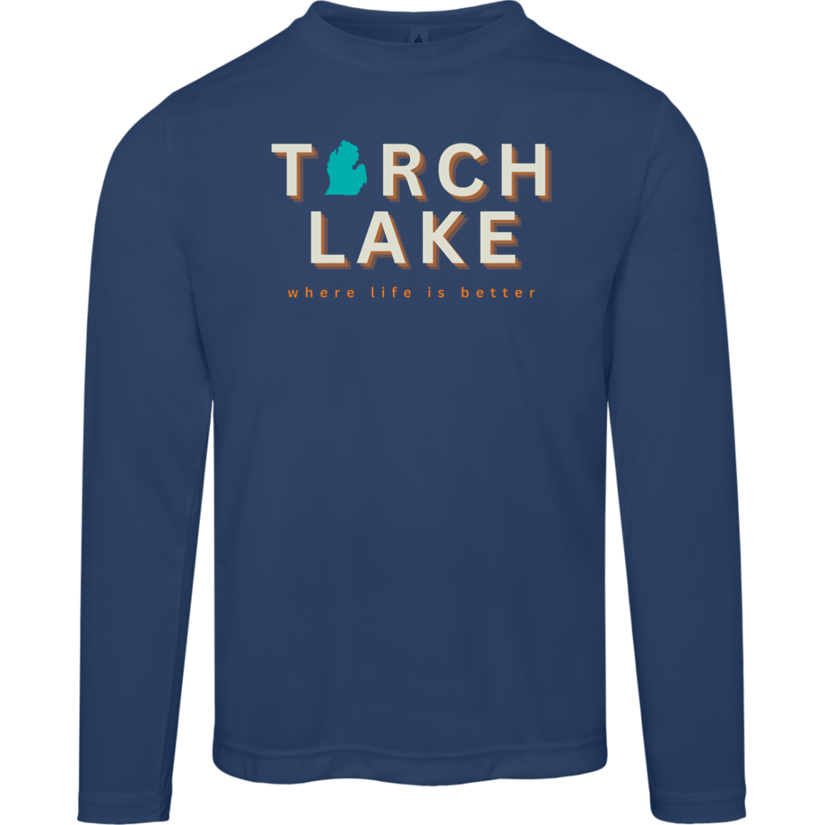 Torch Lake~Where Life is Better Men's Performance Tee